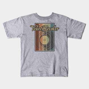 Velvet Revolver Vynil Silhouette Kids T-Shirt